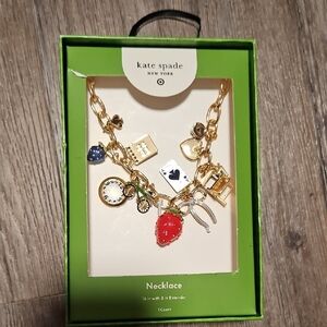 NWT Kate Spade🎯charm necklace